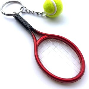 Attorney Ace Keychain: Mini Tennis Racket & Ball Design