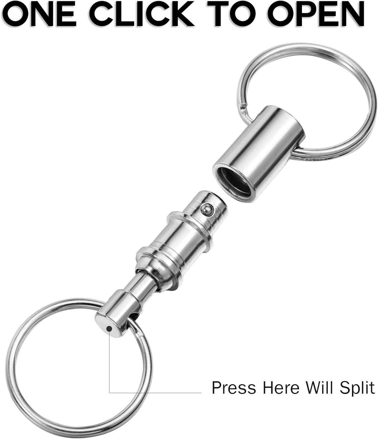 Acrylic Keychain Template Duo: eBoot Detachable Pull Apart Key Rings Set - Image 3