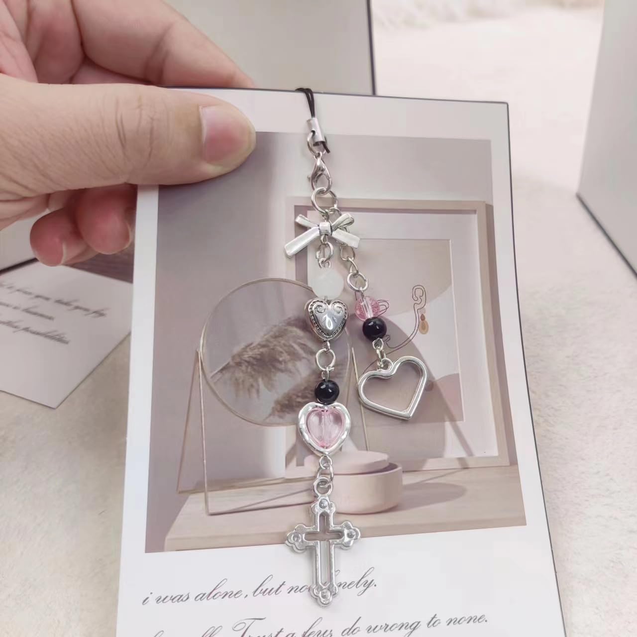 Cute Y2K Agate Keychain Charm - Image 2