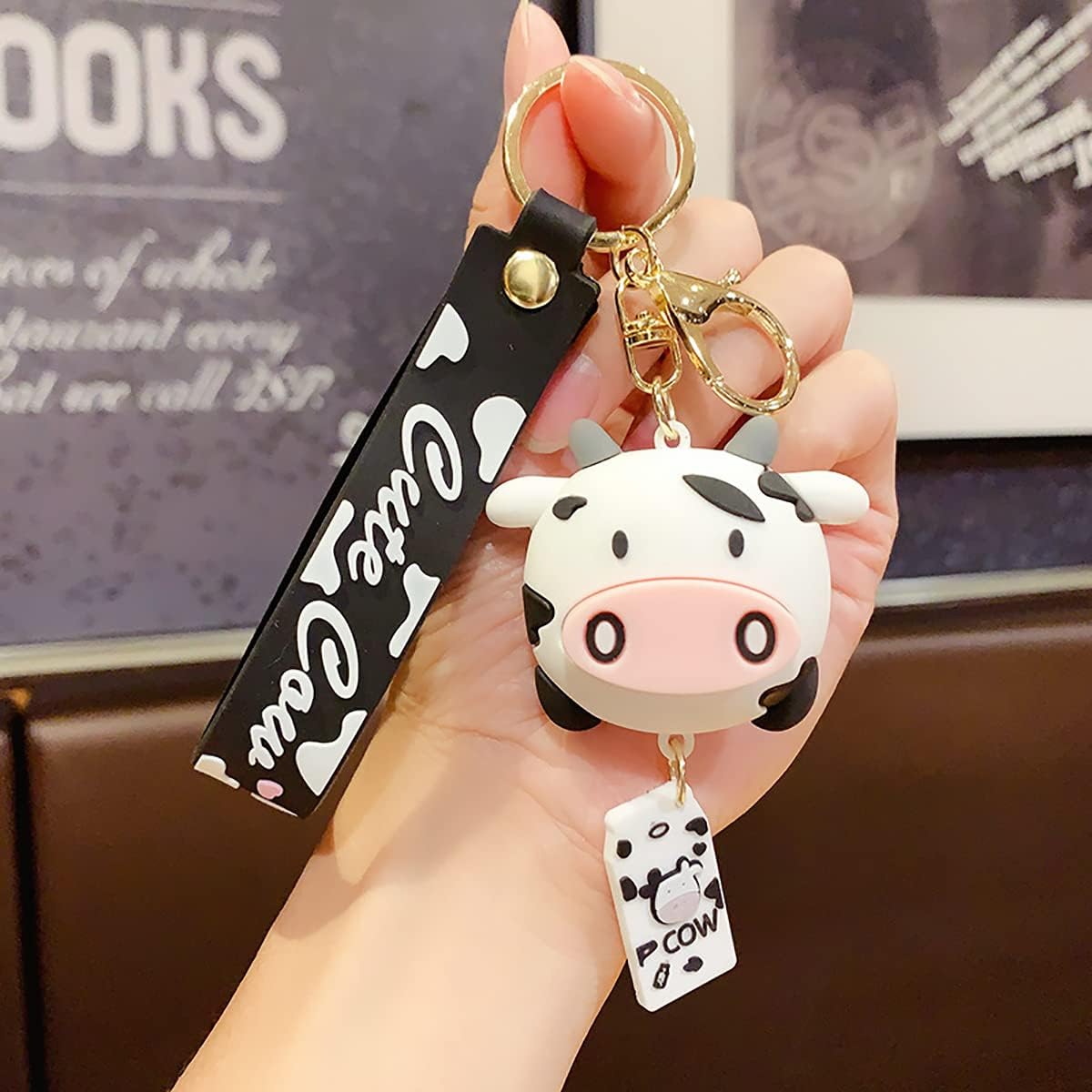 3DS Cow Print Keychain - Image 2