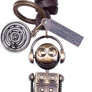 3D Printer Keychain Charm: Vintage Leather Edition