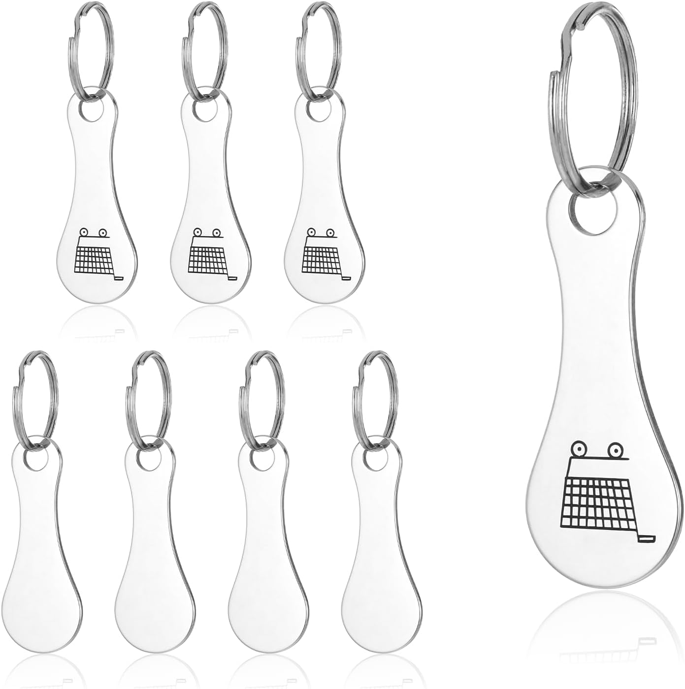 Aldi Keychain Quarter Holder Set