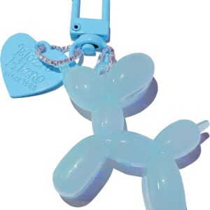 Jelly Balloon Dog 1/4 Bit Holder Keychain