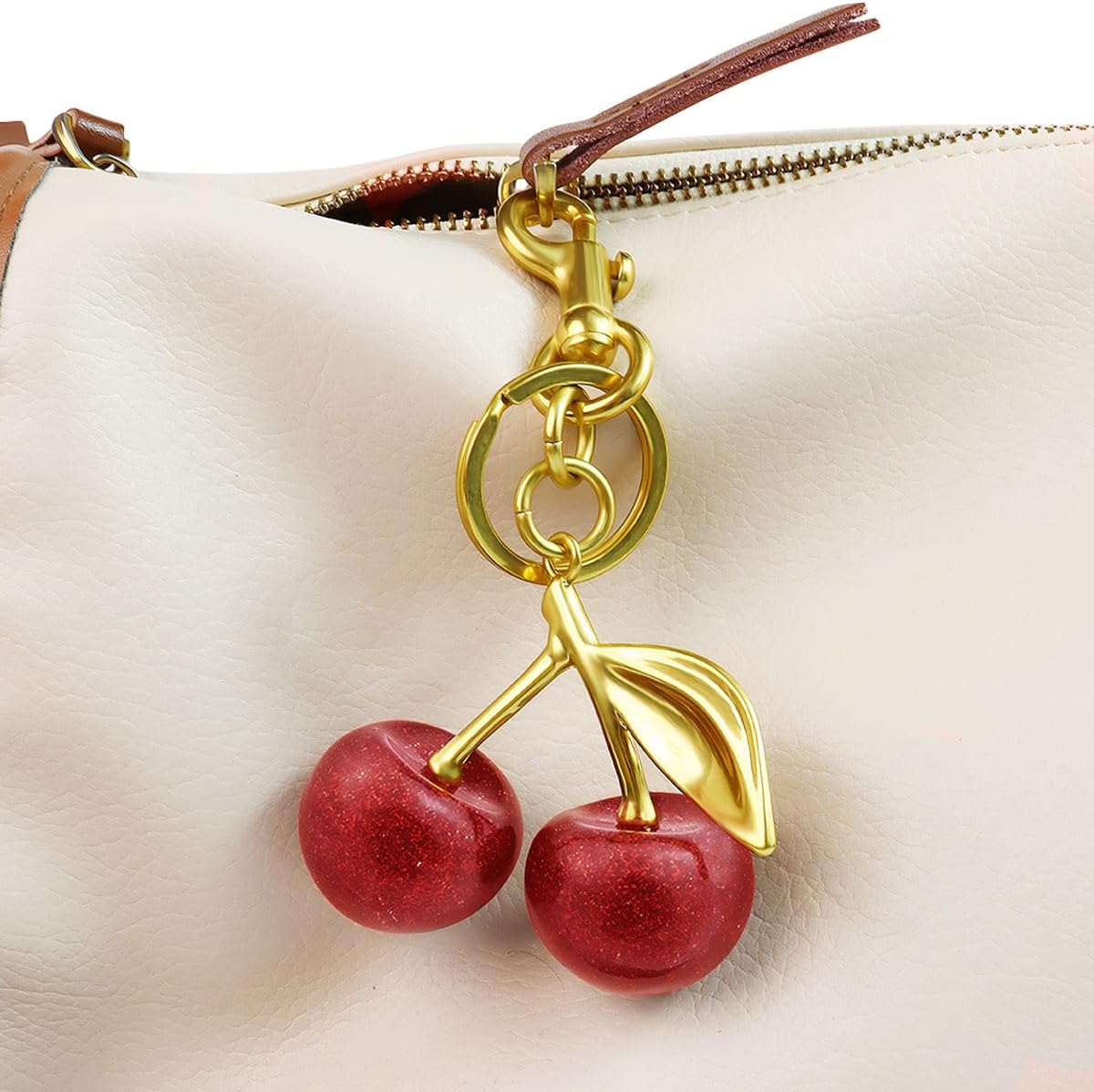 1911 Cherry Gold Keychain Charm - Image 2