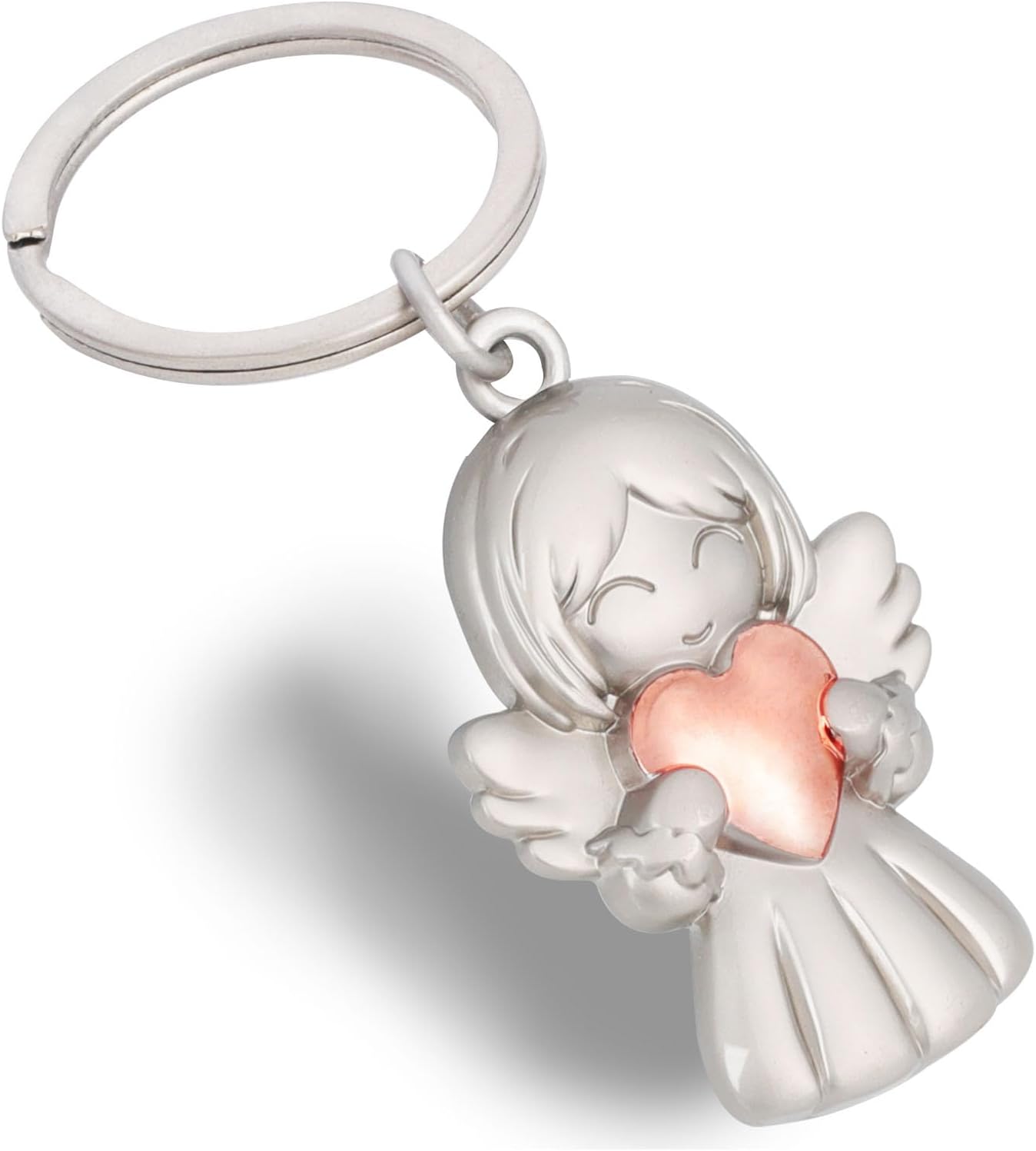 Angel Guardian Keychain: Personalized Safety & Remembrance Accessory for Drivers