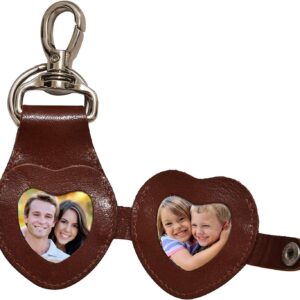 Wise Owl 3D Heart Keychain