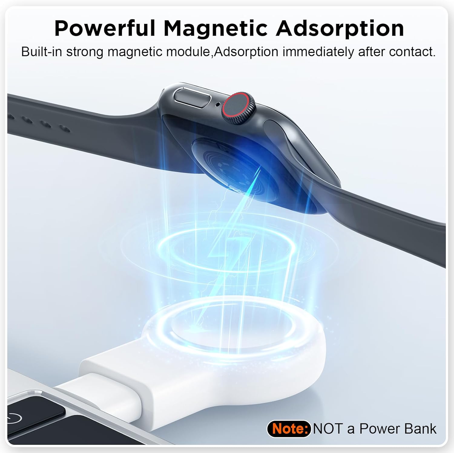 Apple Watch Portable Charger Keychain 2025 Upgrade - Image 4