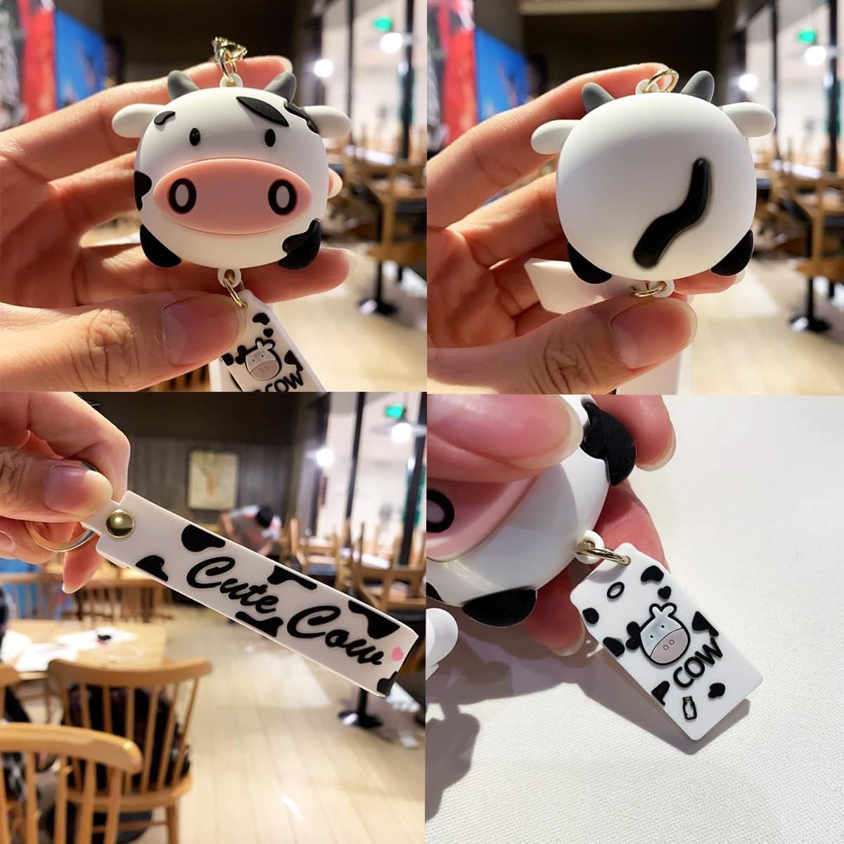 3DS Cow Print Keychain - Image 3
