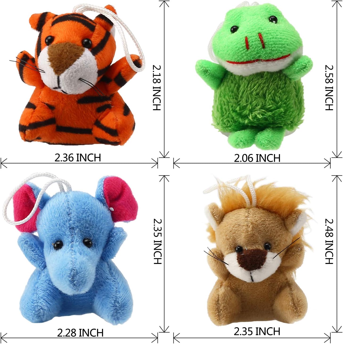 Laxdacee Mini Plush Animal Keychain Set - Image 4