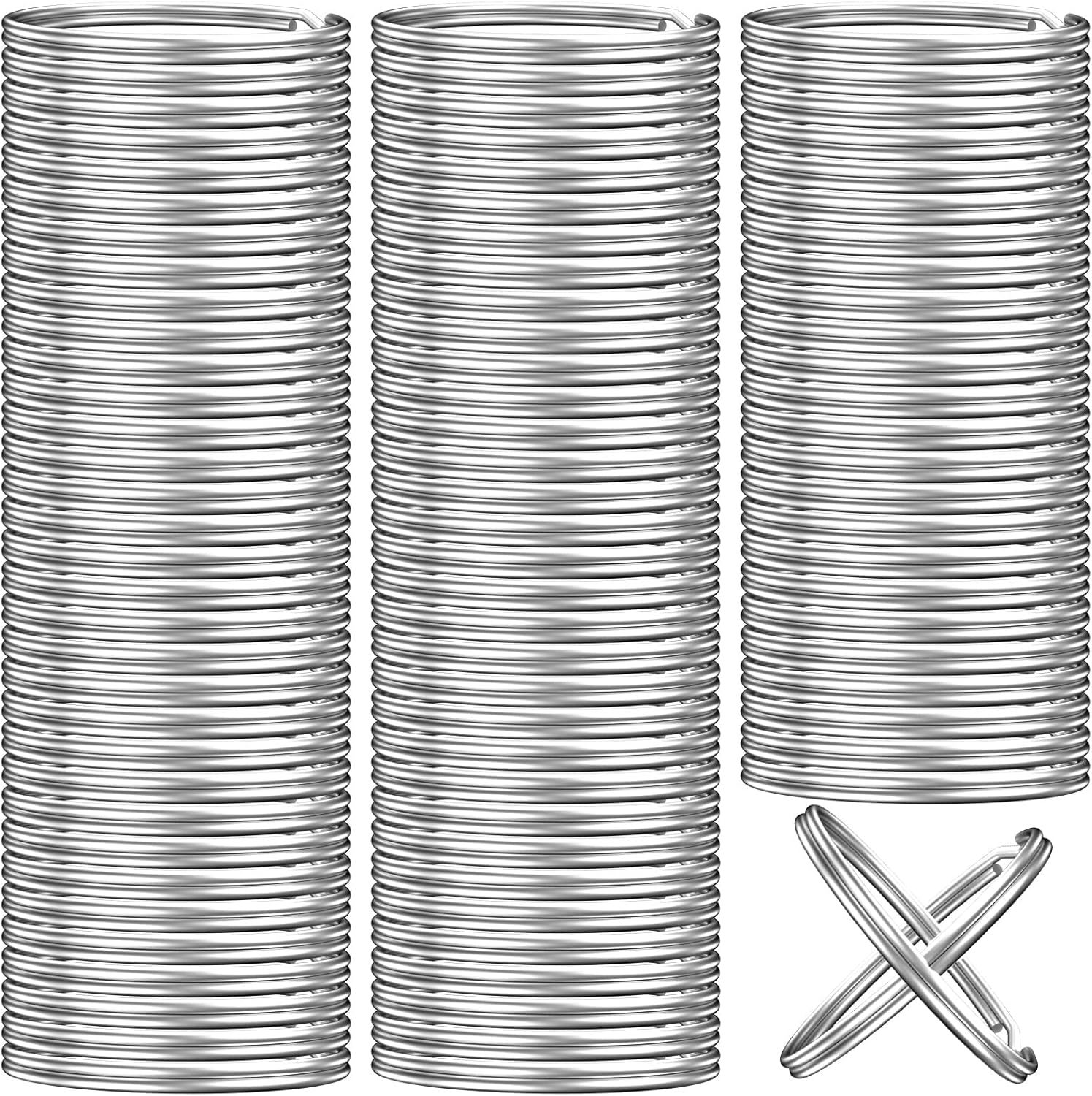 3D Print Keychain Creations: 300PCS Split Ring Set