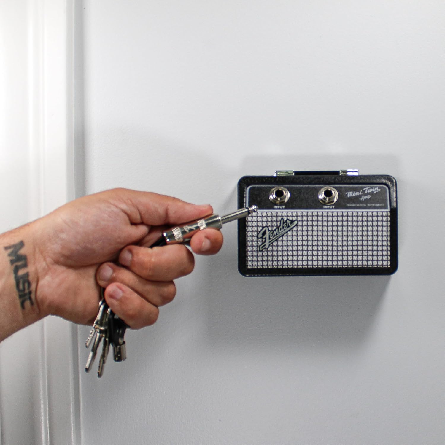 Fender™ Mini Jack Rack Keychain Holder Amp Keychain - Image 2