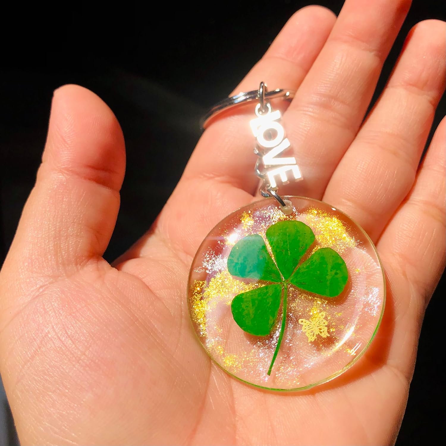4 Star Dragon Ball Clover Charm Keychain - Image 4