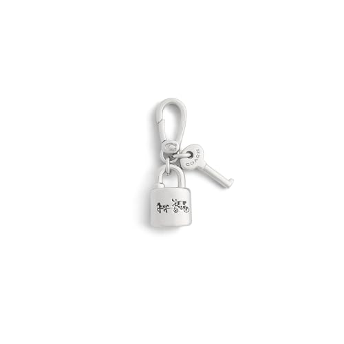 COACH Womens Collectible Signature Lock & Key Jewelry Charm