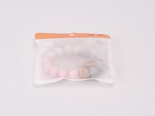 UpUDo Keychain Bracelet Wristlet, Silicone Beaded Key Ring Bracelet with Card Wallet,… - Image 11