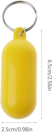 2 Pcs Yellow Floating Keychain Pills - Image 2