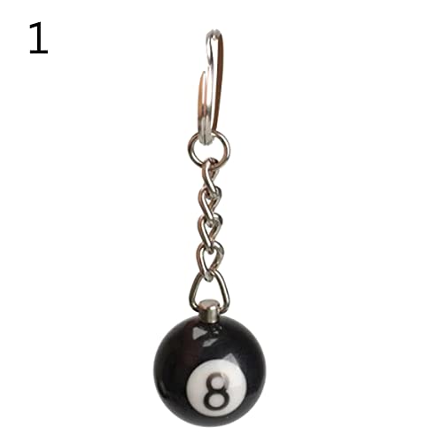 MGBISYI Ball Key Chains Eight Ball Billiards Fashion Keychain (1 pc) - Image 2