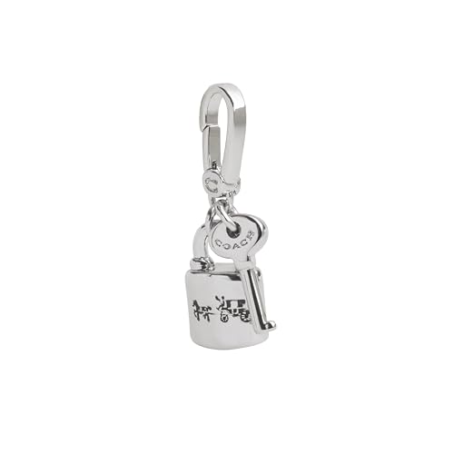 COACH Womens Collectible Signature Lock & Key Jewelry Charm - Image 3