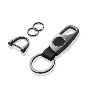 Gkeygo Carabiner Keychain, Key Chains for Car Key with 2 Key Rings…