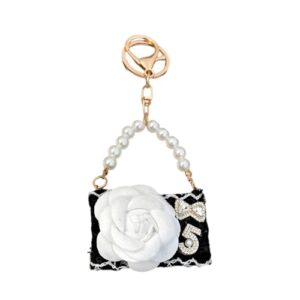 ZAWALUD Bag Charm Keychain, Bow