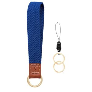 Fishent Stretchy Key Chain, Cute Keychain Wristlet, Upgraded Woven Wrist Lanyard for…