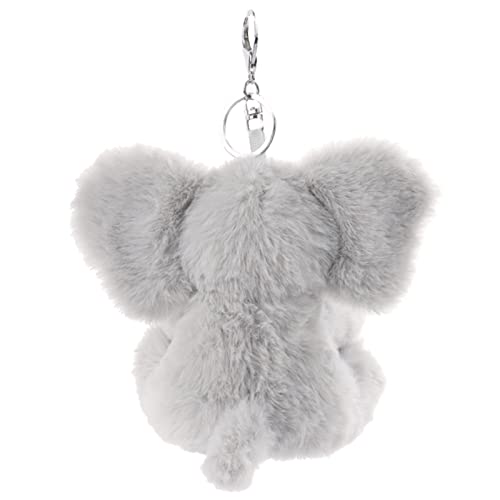 Apricot Lamb Cute Toys Plush Gray Elephant Stuffed Animal Soft Keychain for… - Image 6