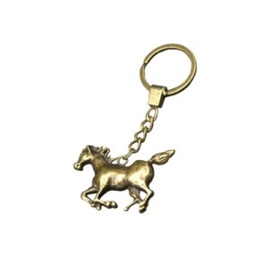 Yzikema 1 PCS Creative Zinc Alloy Horse Key Chain, Vintage Horse Keychains,Metal…