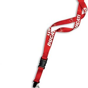 Ducati Pit Pass Holder Key Chain With Metal Clasp 987694141
