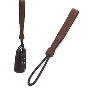 LAGIPA Leather Car Key Fob Keychain, Non