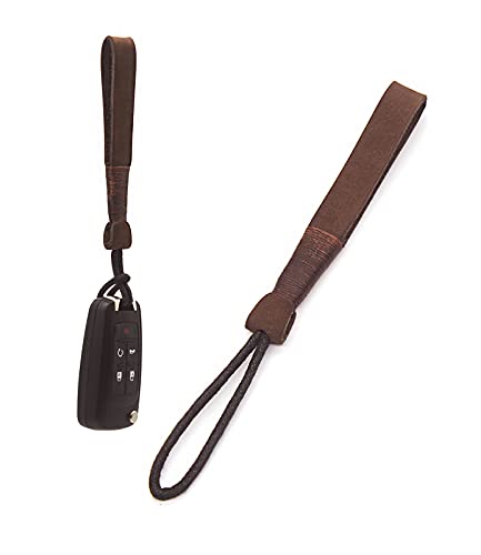 LAGIPA Leather Car Key Fob Keychain, Non