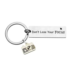 Nfyxcaz Silvery Camera Keychain