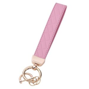 Narsikar Leather Wristlet Keychain for Women, Keychain Wristlet Car Key Chain with…