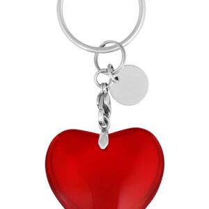 Sacina Y2k Grunge Red Heart Keychain, Y2k Emo Grunge Keychain, Goth Accessories…