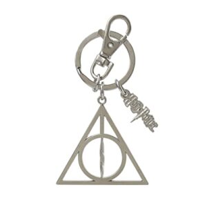 Monogram International Harry Potter Deathly Hallows Pewter Key Ring