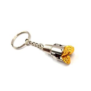 Ya.x Key Pendant Can Turn Three Cone Drill Bit, Keyrings Key Holder…