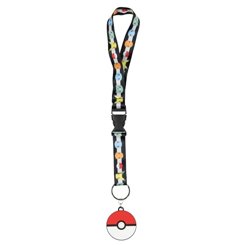 Bioworld Pokemon Starter Pack Pikachu Charmander Squirtle Bulbasaur Wrist Strap Keychain Lanyard… - Image 5