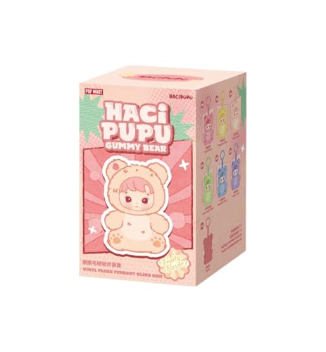 Pop Mart Labubu HACIPUPU Gummy Bear Series Vinyl Plush Pendant Single Blind…