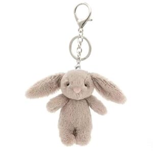 Miokkley Cute Bunny Plush Keychain for Backpack, 3.5" Inch Mini Rabbit Keychain…