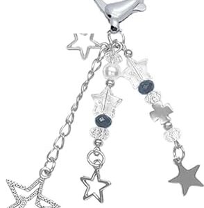 Cute Keychain Aesthetic Y2K Keychain Accessories Cute Heart Butterfly Strawberry Bear Key…