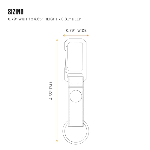 Carhartt Unisex Adult Durable Metal Key Keeper, Belt Loop Key Ring Holder… - Image 5