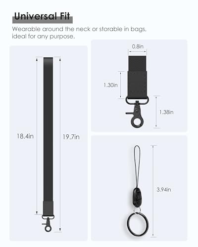 Avorast Lanyards for Keys, ID Badges, Long Neck Lanyard Heavy Duty Keychain… - Image 5