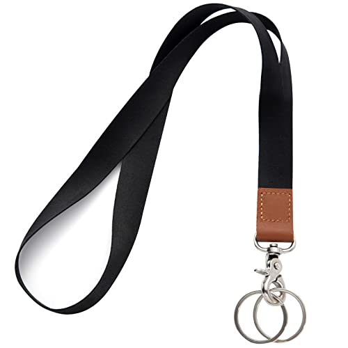 XCHIN Lanyard, Lanyards for Keys, Black Keychain Long Lanyard for Women Men,…