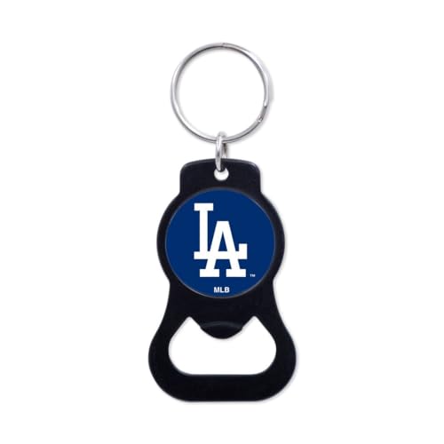 WinCraft Los Angeles Dodgers Black Bottle Opener Key Ring Keychain