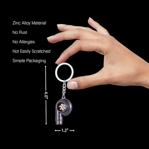 Yuxh Keychain Auto Parts Keyring Turbo Key Chain YX - Image 3