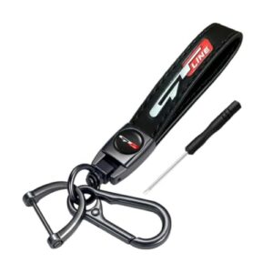 JULOPO Car premium leather Keychain keyring Compatible with K5 Picanto Proceed Rio…