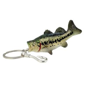 Bass Fishing Keychain Gifts, Bass Fish Key Chain For Men, Cool Fishing…