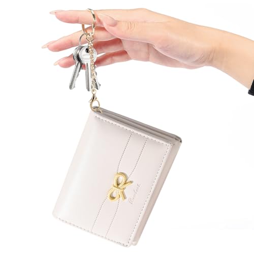 Sunwel Fashion Cute Coquette Bow Wallet with Key - Image 5