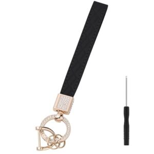 Narsikar Leather Wristlet Keychain for Women, Keychain Wristlet Car Key Chain with…