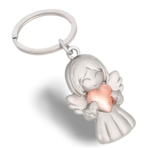 Cute Angel Keychain Guardian of Safety, Personalized & Remembrance Accessory Suitable for…