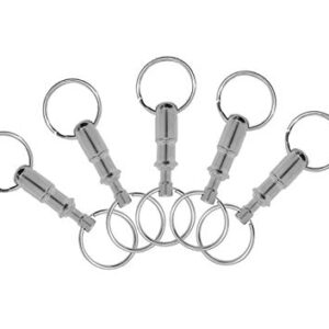 Lucky Line Quick Release Keychain, unisex, adult, Nickel