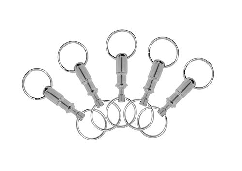 Lucky Line Quick Release Keychain, unisex, adult, Nickel